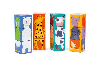 Würfelpuzzle Tiere Würfel