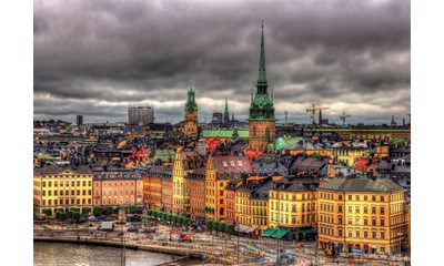 Sicht auf Stockholm