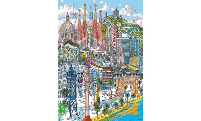 Barcelona City Puzzle 