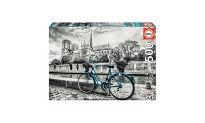 Fahrrad vor Notre Dame 