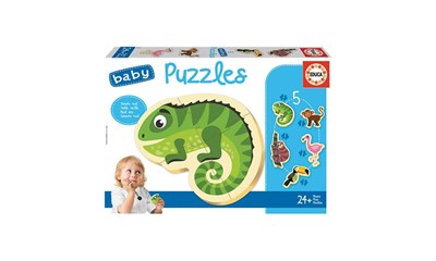 Tropen Tiere Baby Puzzle