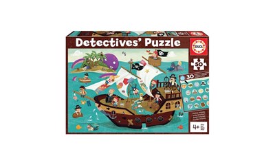 Piratenschiff Detektiv Puzzle