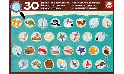 Piratenschiff Detektiv Puzzle