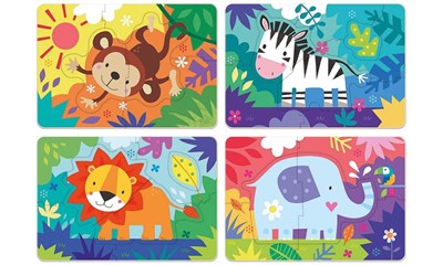 Dschungeltiere Meine ersten Puzzles
