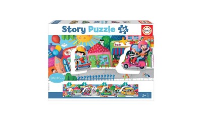 Fahrzeuge Geschichten-Puzzle