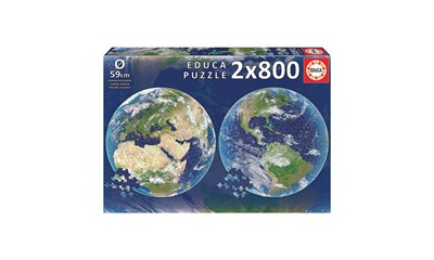 Planet Erde Rund-Puzzle