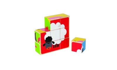 Farmtiere Würfel- Puzzle