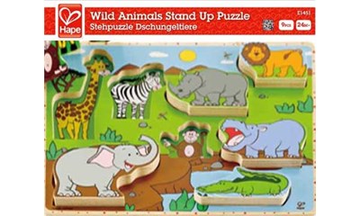Stehpuzzle Dschungeltiere E 1451 von Hape  NEU Puzzle  Tiere 