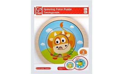 2-in-1 Spinning Farm Puzzle