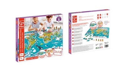 2-in-1 Weltreise - Spiel und Puzzle