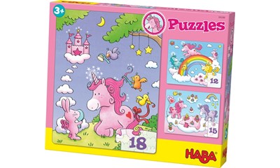 Set Puzzles Einhorn Glitzerglück