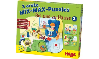 3 erste Mix-Max-Puzzles - Bei uns zu Hause