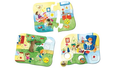 3 erste Mix-Max-Puzzles - Bei uns zu Hause