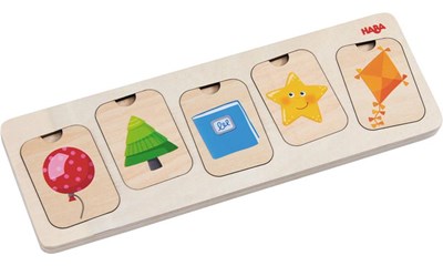 Holzpuzzle Farben & Formen