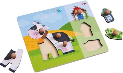 Greifpuzzle Kuh Annabell