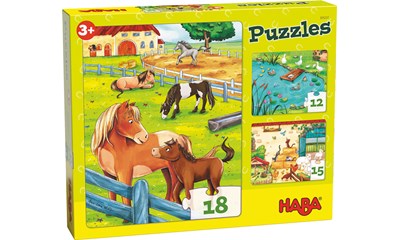 Puzzles Bauernhoftiere
