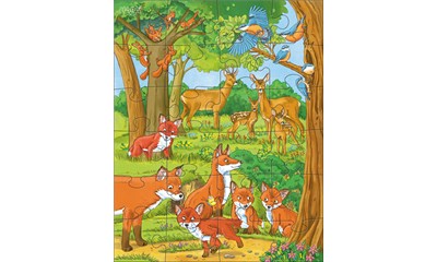 Puzzles Tierfamilien