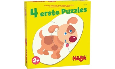 4 erste Puzzles – Tierkinder