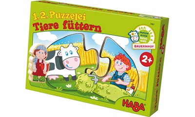 1, 2, Puzzelei - Tiere füttern