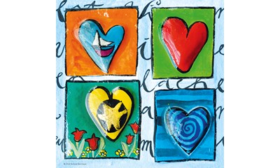 Hearts of Gold 4 Times Mini