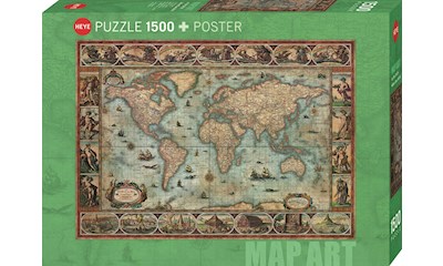 Willem Blaeu World 1500 Teile