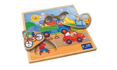 Holzpuzzle Construction, Teile