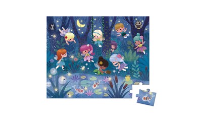 Puzzle Feen und Wasserlilien