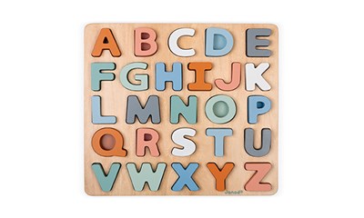 Sweet Cocoon - Puzzle Alphabet Puzzle aus Holz mit Kreidetafel