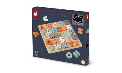 Sweet Cocoon - Puzzle Alphabet Puzzle aus Holz mit Kreidetafel