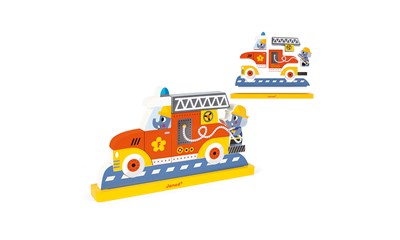 Puzzle Vertikal Feuerwehr magnetisch, 29x4x17.6cm lieferbar ab April