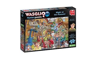 Puzzle Wasgij Mystery 24 Blight at the Museum, 1000 Teile, 68x49 cm, ab 12 Jahre