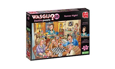 Puzzle Wasgij Destiny 25 Games Night, 1000 Teile, 68x49 cm, ab 12 Jahren