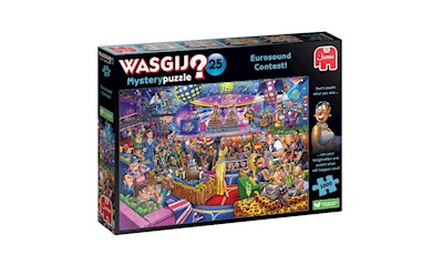 Puzzle Wasgij Mystery 25 Eurosound Contest, 1000 Teile, 68x49 cm, ab 12 Jahren