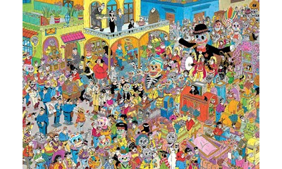 Puzzle Dia de los Muertos Jan van Haasteren