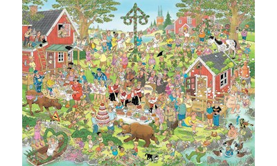 Puzzle Mittsommerfest Jan van Haasteren