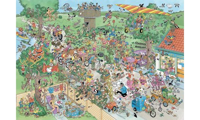 Puzzle Stunde der Gartenvögel Jan van Haasteren