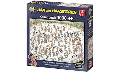 Puzzle Skateboarden in der Bowl