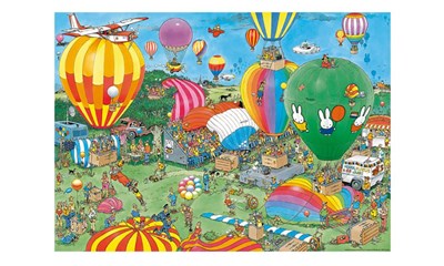 Puzzle Miffy wird 65 Hurra! Jan van Haasteren, 1000 T., 68x49 cm, ab 12 Jahren