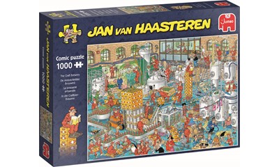 Puzzle Craftbierbrauerei Jan van Haasteren, 1000 Teile, 68x49 cm, ab 14 Jahren
