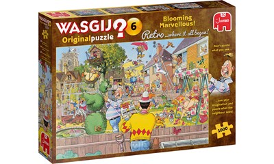 Wasgij Retro Original 6 Blühende Pracht, 1000 Teile, 68x49 cm, ab 12 Jahr