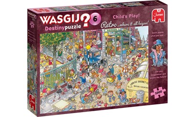 Wasgij Retro Destiny 6 Kinderspiel, 1000 Teile, 68x49 cm, ab 12 Jahren
