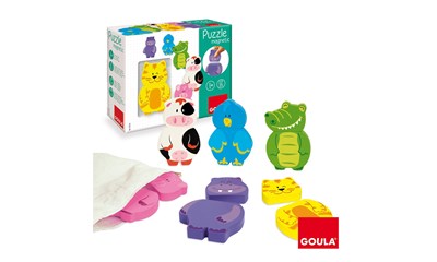 Puzzle Tiere magnetisch Holz