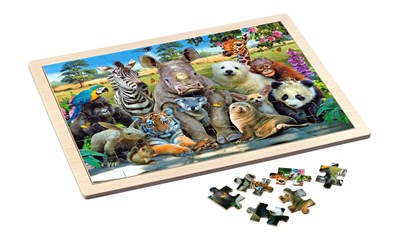Exotic Wildlife, Holzrahmenpuzzle