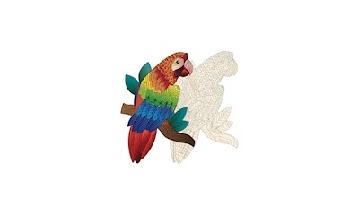 Artefakt Holzpuzzle 2 in 1 Papagei, 172 Teile
