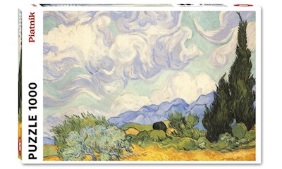 Van Gogh: Field with Cypreses