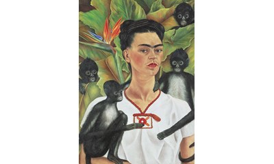 Frida Kahlo - Selbstbildnis mit Affen