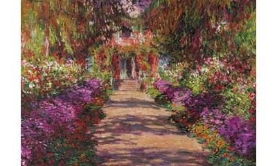 Monet - Weg in Monets Garten in Giverny
