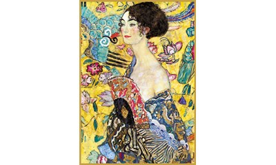 Klimt - Dame mit Fächer