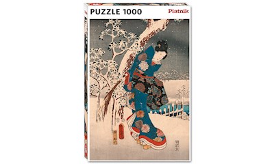 Hiroshige Ukiyo-e: Geschichte des Genji