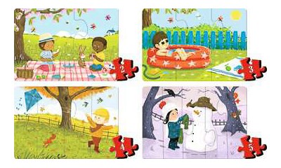 1.Puzzle.: Jahreszeiten'20 D/F/I
